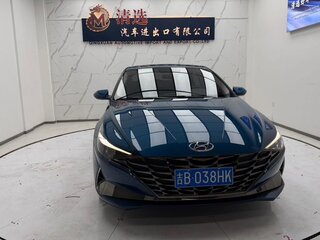2022 Hyundai Elantra VII (CN7), синий, 1400000 рублей, вид 3