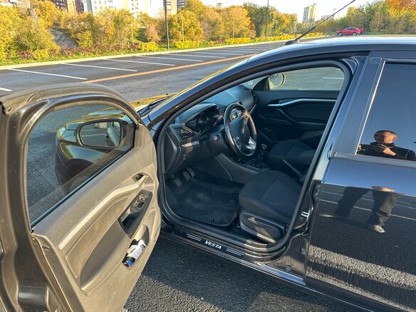 2018 Lada (ВАЗ) Vesta CNG I, чёрный, 690000 рублей - вид 7