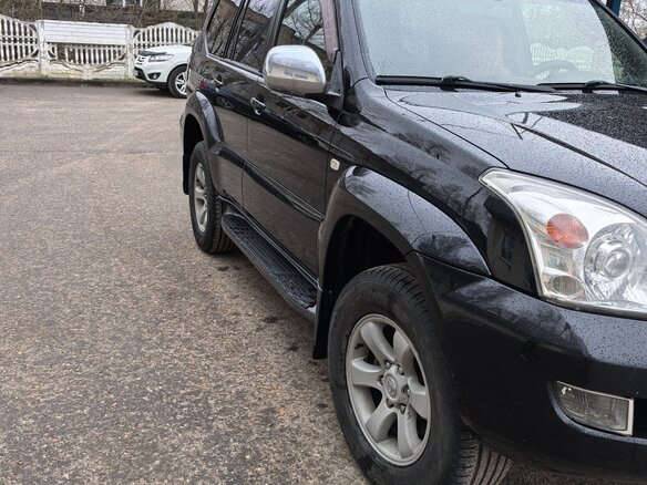 2005 Toyota Land Cruiser Prado 120 Series, чёрный, 1690000 рублей - вид 7