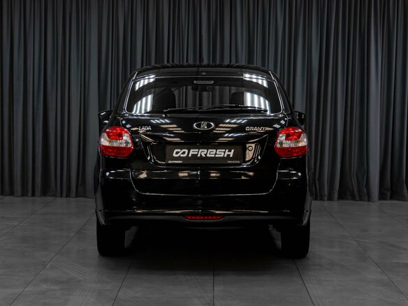 2017 Lada (ВАЗ) Granta I, чёрный, 659000 рублей - вид 3