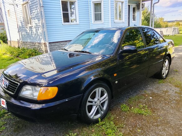 1996 Audi A6 I (C4), синий, 230000 рублей - вид 2