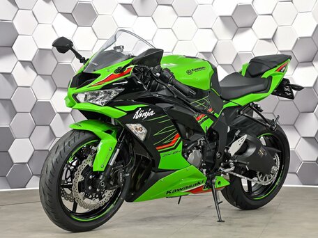 2022 Kawasaki ZX-6R Ninja, зелёный, 1199000 рублей, вид 2