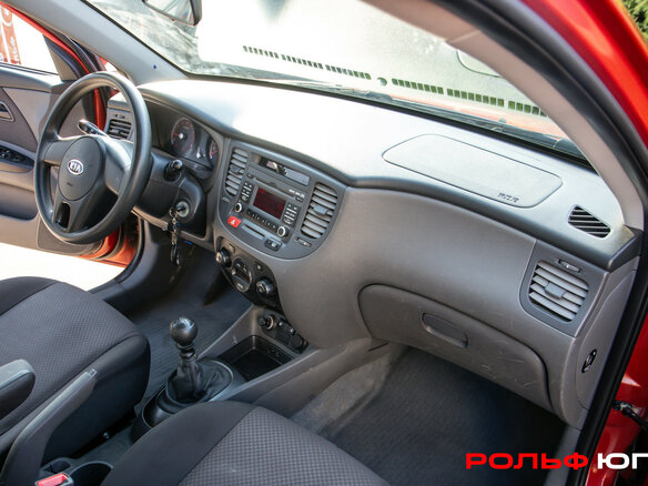 2010 Kia Rio II Рестайлинг, красный - вид 7