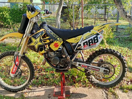 2000 Suzuki RM 125, жёлтый, 185000 рублей, вид 2