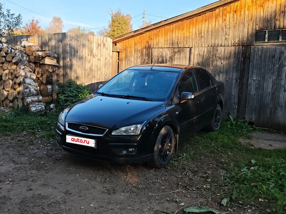 2007 Ford Focus II Рестайлинг, чёрный, 410000 рублей