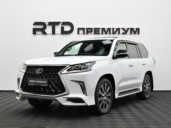 2018 Lexus LX 570 III Рестайлинг 2, белый, 9990000 рублей