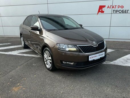 2017 Skoda Rapid I, коричневый, 1200000 рублей, вид 3