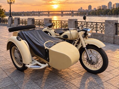 1968 Днепр К-750, бежевый, 330000 рублей, вид 1