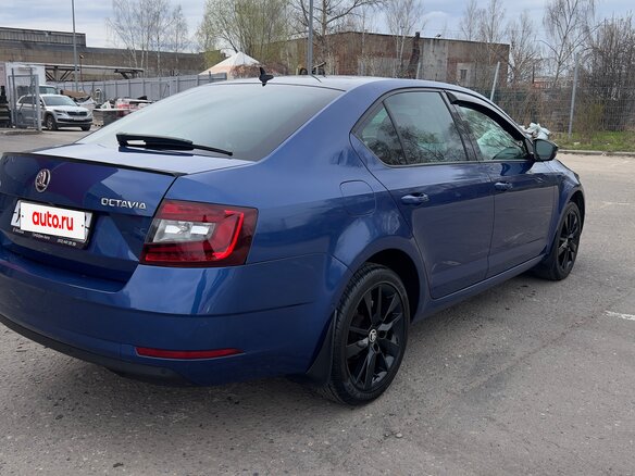 2019 Skoda Octavia III (A7) Рестайлинг, синий - вид 8