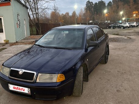 2002 Skoda Octavia I (A4) Рестайлинг, синий, 285000 рублей, вид 2