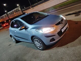 2009 Mazda 2 II (DE), синий, 565000 рублей, вид 2