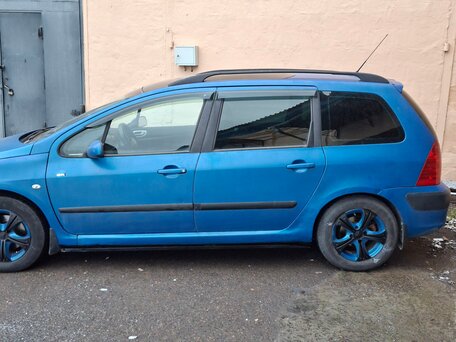 2006 Peugeot 307 I Рестайлинг, синий, 290000 рублей, вид 4