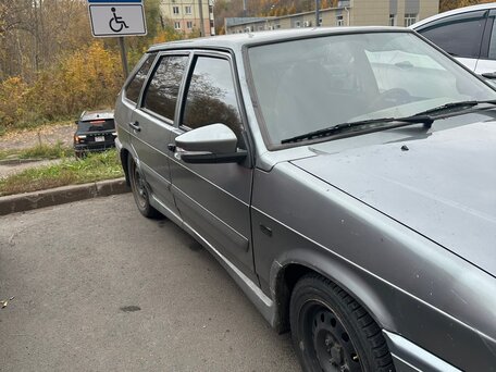 2008 Lada (ВАЗ) 2114, серый, 150000 рублей, вид 2
