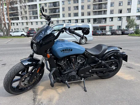 2023 Indian Scout, голубой, 1400000 рублей, вид 1