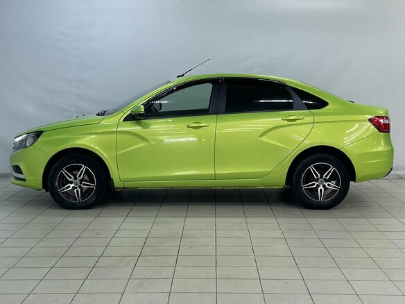 2017 Lada (ВАЗ) Vesta I, зелёный - вид 9