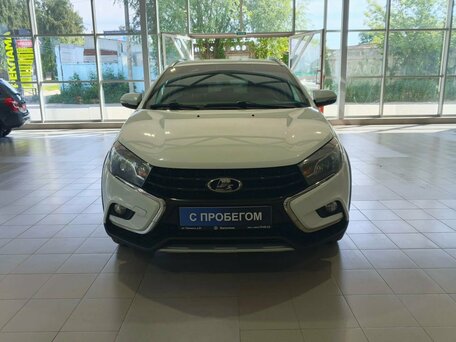 2018 Lada (ВАЗ) Vesta SW I, белый, 920000 рублей, вид 2