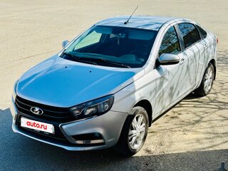 2018 Lada (ВАЗ) Vesta I, серебристый, 870000 рублей, вид 2