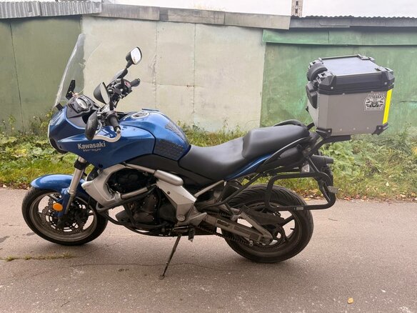 2009 Kawasaki Versys 650, синий, 350000 рублей