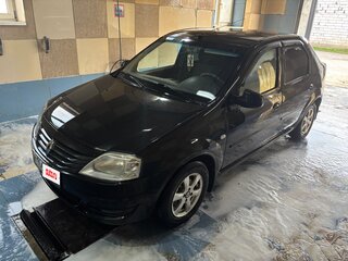 2010 Renault Logan I Рестайлинг, чёрный, 560000 рублей, вид 2
