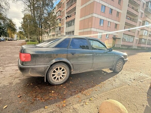 1992 Audi 80 V (B4), зелёный - вид 12