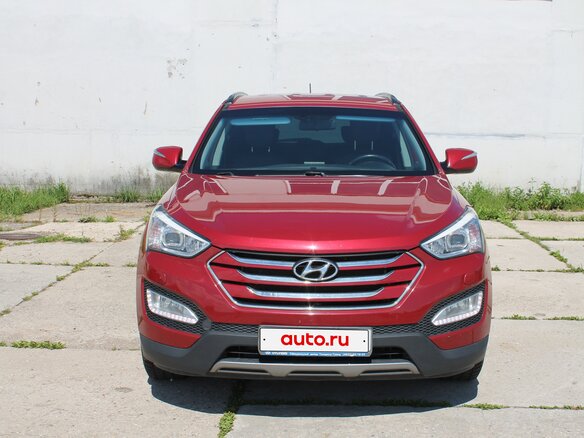 2014 Hyundai Santa Fe III, красный, 1700000 рублей - вид 1