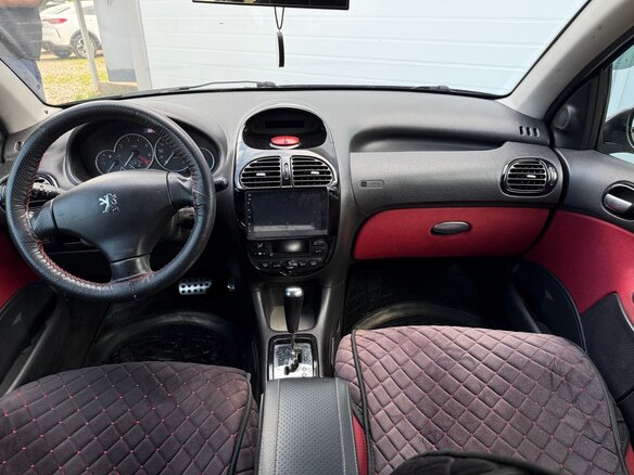 2007 Peugeot 206, чёрный - вид 13