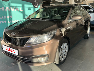 2016 Kia Rio III Рестайлинг, коричневый, 1190000 рублей, вид 1