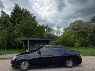 2008 Lada (ВАЗ) Priora I, чёрный, 299000 рублей, вид 4