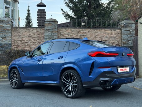 2019 BMW X6 30d III (G06), синий, 6950000 рублей, вид 4