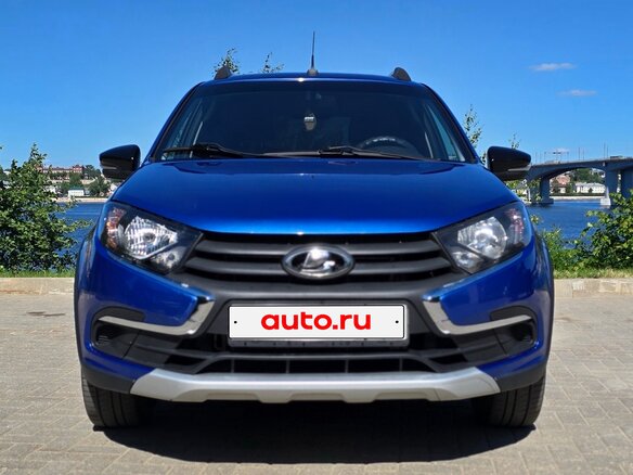 2021 Lada (ВАЗ) Granta Cross I Рестайлинг, синий - вид 1
