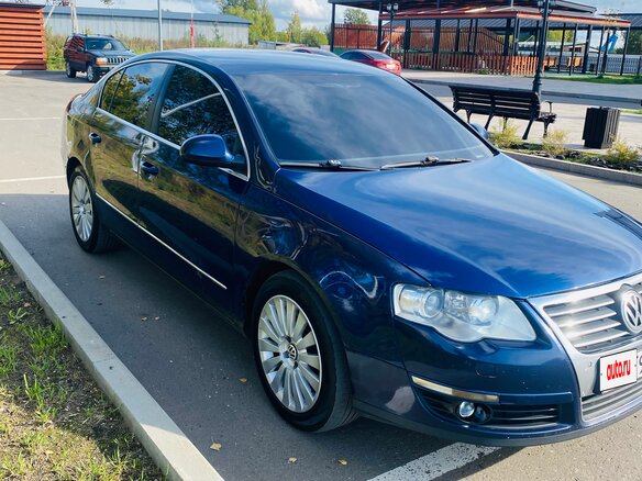 2008 Volkswagen Passat B6, синий, 520000 рублей - вид 7