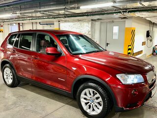 2013 BMW X3 28i xDrive II (F25), красный, 1650000 рублей, вид 3