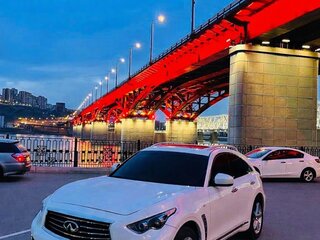 2012 Infiniti FX37 II (S51) Рестайлинг, белый, 2200000 рублей, вид 1