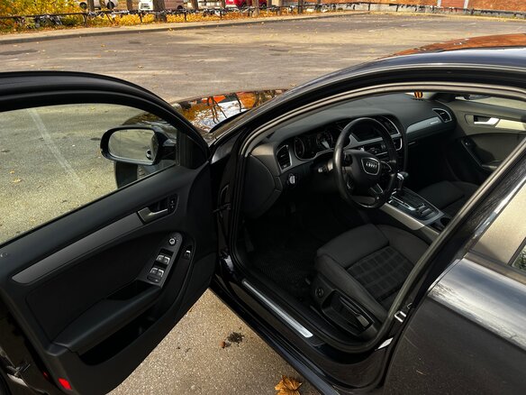 2013 Audi A4 IV (B8) Рестайлинг, чёрный, 1830000 рублей - вид 4