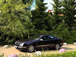 1997 Mercedes-Benz CLK-Класс 230 I (W208), синий, 585000 рублей, вид 2