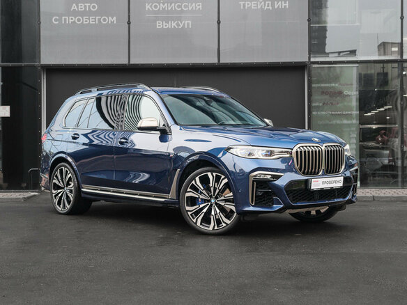 2020 BMW X7 M50d I (G07), синий, 8790000 рублей - вид 2