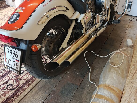 2001 Yamaha XVS1100, белый, 590000 рублей - вид 5