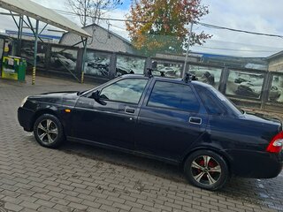 2008 Lada (ВАЗ) Priora I, чёрный, 210000 рублей, вид 4