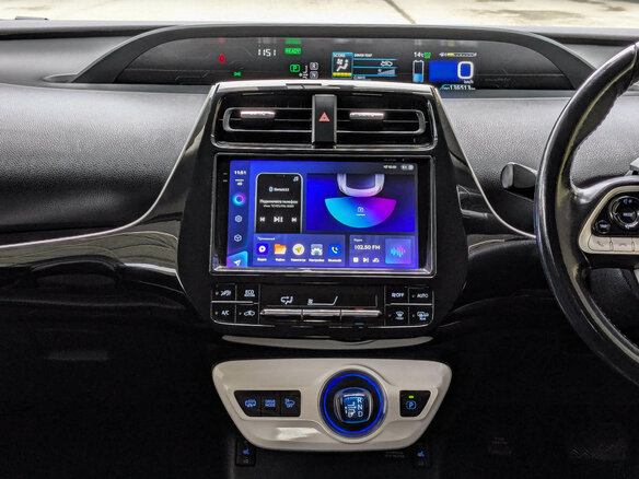 2017 Toyota Prius PHV ZVW52 IV (XW50), чёрный - вид 8