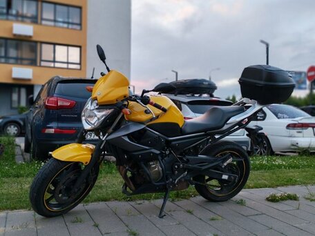 2010 Yamaha XJ6 (FZ6R), жёлтый, 390000 рублей, вид 2