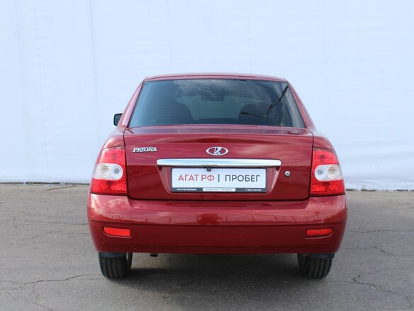 2008 Lada (ВАЗ) Priora I, красный, 295000 рублей - вид 5