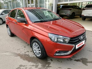 2017 Lada (ВАЗ) Vesta I, красный, 750000 рублей, вид 2