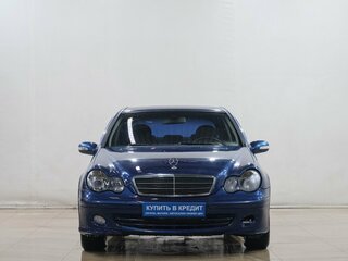2005 Mercedes-Benz C-Класс 180 II (W203) Рестайлинг, синий, 699000 рублей, вид 2