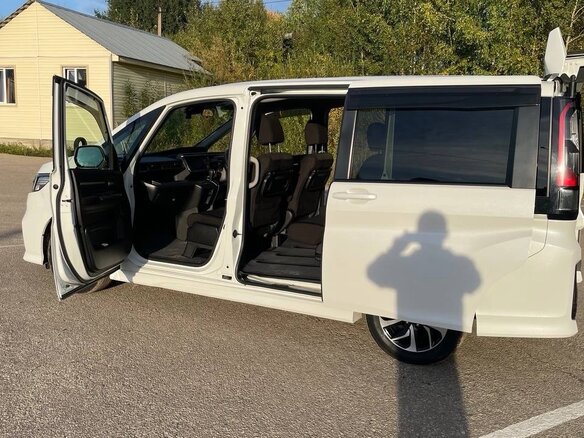 2021 Honda Stepwgn V Рестайлинг, белый, 2600000 рублей - вид 10