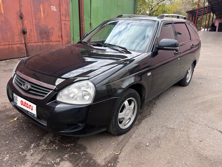 2011 Lada (ВАЗ) Priora I, чёрный, 320000 рублей, вид 1
