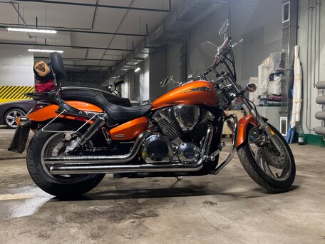 2004 Honda VTX 1300, оранжевый, 580000 рублей, вид 1