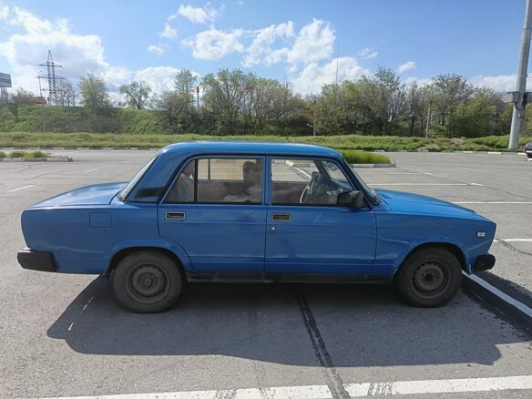 2007 Lada (ВАЗ) 2107, синий, 120000 рублей - вид 8