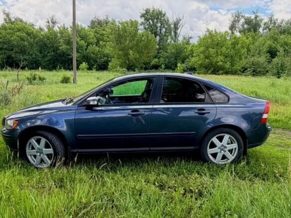 2007 Volvo S40 II, синий, 600000 рублей - вид 4