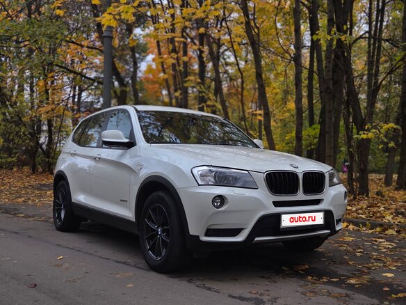 2013 BMW X3 20i xDrive II (F25), белый, 1990000 рублей