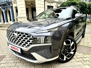 2020 Hyundai Santa Fe IV Рестайлинг, фиолетовый, 3750000 рублей, вид 2